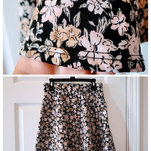 BEAUTIFUL 2-PIECE BUNDLE of BNWT Sz 5 Jeans/EUC Precious Floral Skirt-SO CUTE - Picture 2 of 13